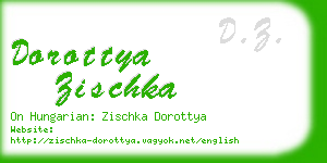 dorottya zischka business card
